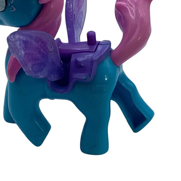 My Little Pony Mattel 2017 Unicorn Pegasus Figure With Pink Mane Purple Wings - Picture 8 of 9